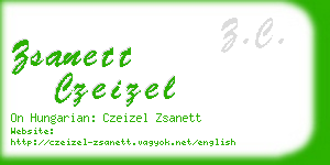 zsanett czeizel business card